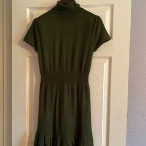 olive sweater dress